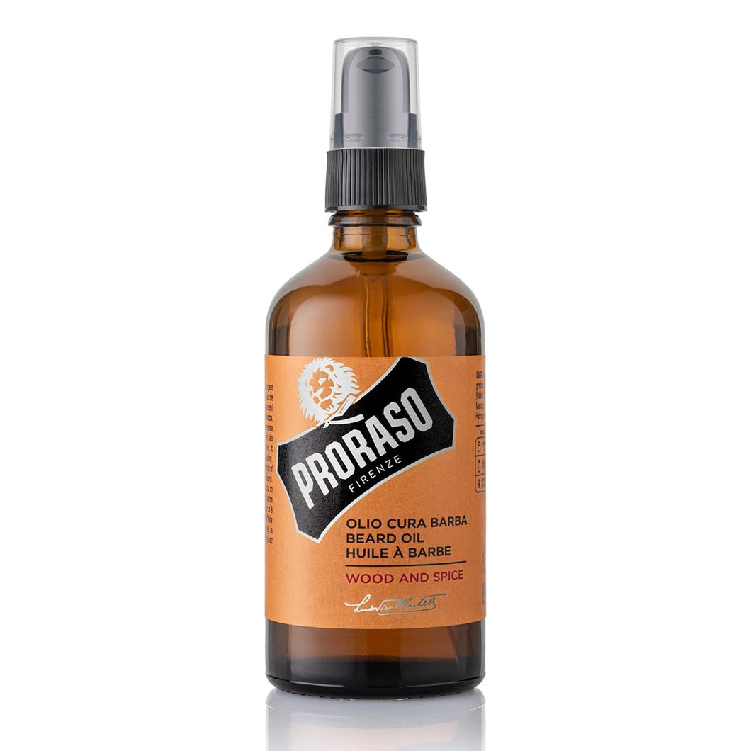 Professional Beard Oil WOOD & SPICE (100ml)